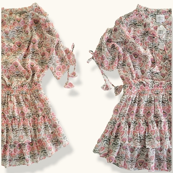 MISA Los Angeles Becca Dress in Sumerset Stencil Medium Becca Mini Dress - Picture 9 of 12